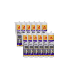Lot de 12 mastic silicone SIKA Sikaseal 109 Menuiserie - Transparent - 300ml