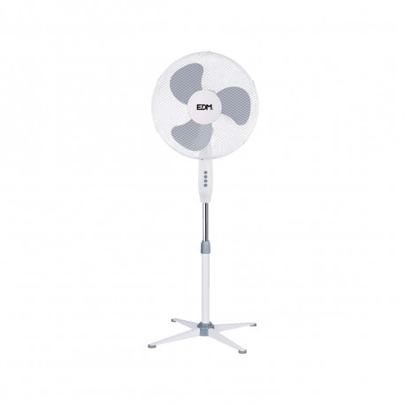 Ventilateur sur pied 45W - 40cm - Blanc 33500