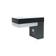Lampe Murale solaire Led avec capteur 9W 600 Lumens 16,5x10x13cm