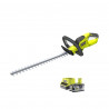 Pack RYOBI Taille-haies 18V OnePlus OHT1845 - 1 batterie 5.0Ah - 1 chargeur rapide 2.0Ah RC18120-150