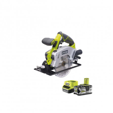 Pack RYOBI Scie circulaire 18V OnePlus diamètre 150 mm RWSL1801M - 1 batterie 5.0Ah - 1 chargeur rapide 2.0Ah RC18120-150