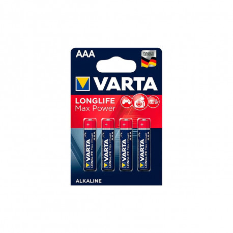 4 Piles LongLife VARTA AAA Max Power Alcaline