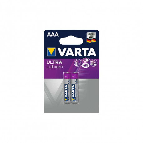 2 Piles VARTA AAA ULTRA Lithium