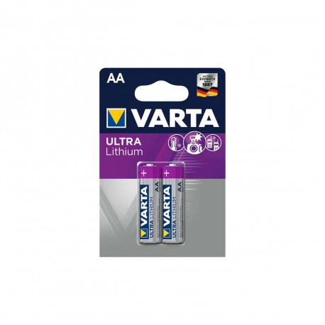 2 Piles LR06 VARTA AA ULTRA Lithium