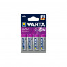 4 Piles LR06 VARTA AA ULTRA Lithium