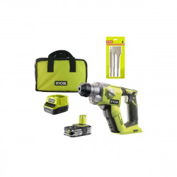 Pack Marteau Perforateur Ryobi 680W - Avec Burins SDS+ Pour Béton Et Carrelage