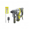 Pack Perforateur Burineur RYOBI SDSPLUS 800W - 4 modes - RSDS800-KC - Kit 3 burins SDS+
