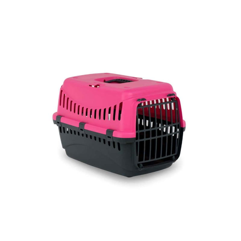 Caisse de transport NAYECO animaux de petite taille - rose - 46x31x32cm -  Espace Bricolage