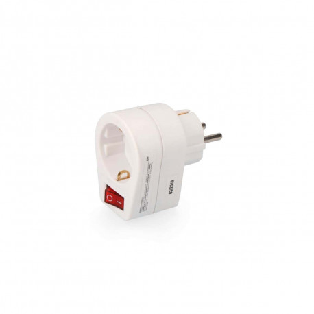Adaptateur EDM - prise avec interrupteur sous film rétractable R40048
