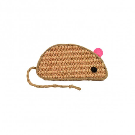 Jouet pour chat - NAYECO Raton - 11,5cm - Brun