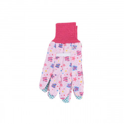 Gants de jardinage - Pour enfant - Taille unique 18cm - Rose