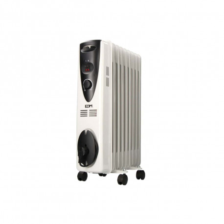 Radiateur EDM - à huile - 2500W - 45x16,5x66cm - 07123