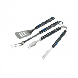 Kit 3 ustensiles CAMPINGAZ - pour barbecue - inox - manche extensible
