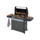 Barbecue CAMPINGAZ - à gaz - CLASS 4 LD PLUS - 12,8kW - 161x60x116cm