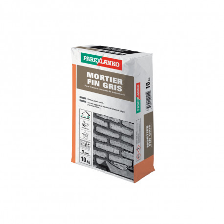 Mortier fin PAREXLANKO - Gris - 10kg - 02959