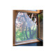 Voile moustiquaire CONFORTEX pour fenêtre - 100x100 cm - Blanc