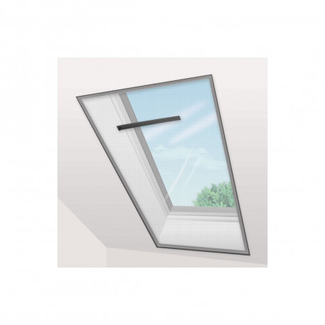 Voile moustiquaire CONFORTEX pour fenêtre de toit - 150x180 cm - Noir