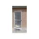 Voile moustiquaire Louisiana CONFORTEX sur cadre pour porte - 100 x 215 cm - Blanc