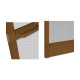 Voile moustiquaire Louisiana CONFORTEX sur cadre pour porte - 100 x 215 cm - Marron