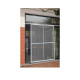 Voile moustiquaire Véranda CONFORTEX sur cadre pour baie vitrée coulissante - 150 x 220 cm - Blanc