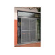 Voile moustiquaire Véranda CONFORTEX sur cadre pour baie vitrée coulissante - 150 x 220 cm - Gris