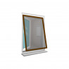 Voile moustiquaire Louisiana CONFORTEX sur cadre pour fenêtre - 120 x 150 cm - Marron