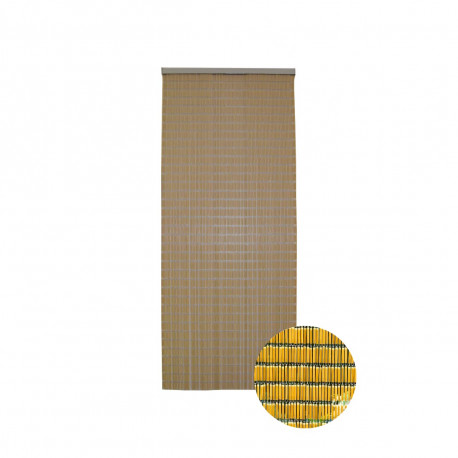 Rideau portière Tube CONFORTEX pour porte - 90 x 210 cm - Beige