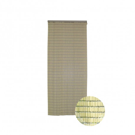 Rideau portière Tube CONFORTEX pour porte - 90 x 210 cm - Blanc