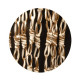 Rideau portière Maïs Capuccino CONFORTEX pour porte - 90 x 200 cm - marron beige