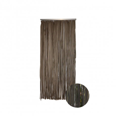 Rideau portière Lima CONFORTEX pour porte - 90 x 200 cm - gris