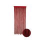 Rideau portière String pavot CONFORTEX pour porte - 90 x 200 cm - rouge