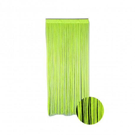 Rideau portière String lime CONFORTEX pour porte - 90 x 200 cm - vert