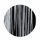 Rideau portière black and white CONFORTEX pour porte - 90 x 200 cm - blanc noir