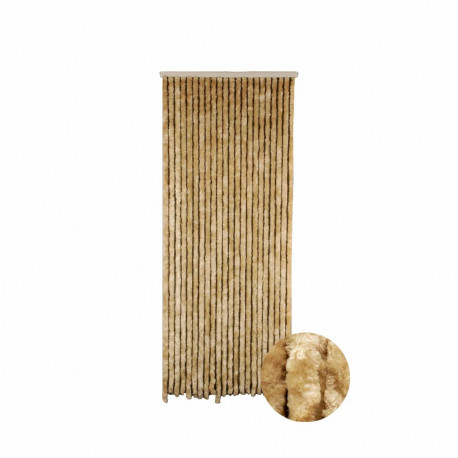 Rideau portière Castor CONFORTEX pour porte - 90 x 205 cm - beige