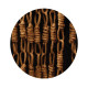 Rideau portière Maïs Yaounde CONFORTEX pour porte - 90 x 200 cm - marron