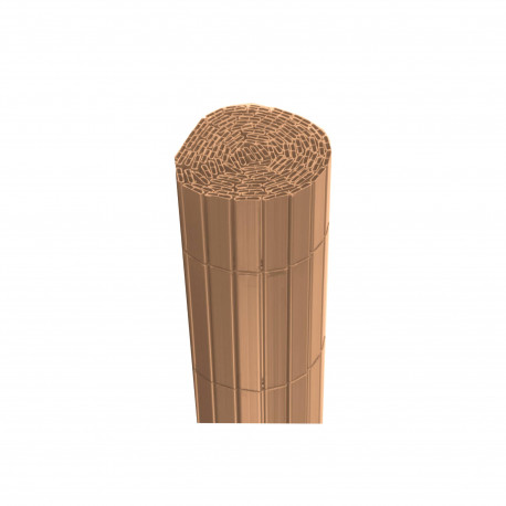 Canisse JET7GARDEN 1,2x2,5m - bois teck - PVC - Double Face