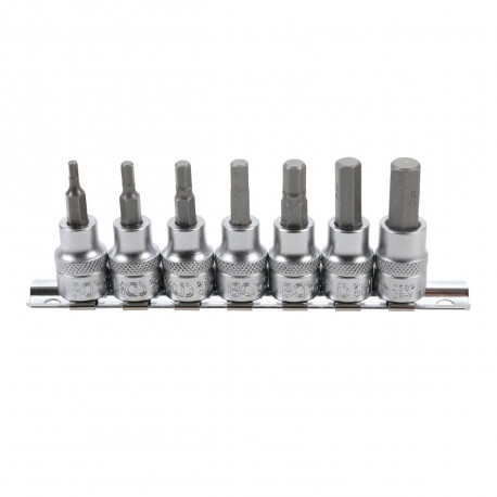 Jeu de douilles à embouts BGS TECHNIC - 10mm (3/8") - six pans intérieurs 3/10mm - 7 pcs - 5107