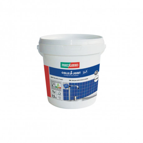 Colle-joint 2en1 PAREXLANKO - Blanc - 1.5kg - 02431