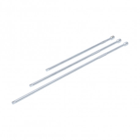 Jeu de rallonges BGS TECHNIC pour douilles - 6,3mm (1/4") - 30/38/45cm - 3 pcs - 6854