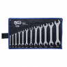 Jeu de clés plates BGS TECHNIC - 6x7 / 30x32 mm - 12 pcs - 1184