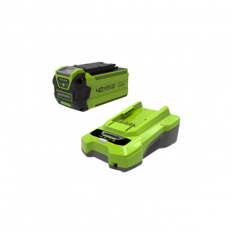 Starter Kit 40V GREENWORKS Batterie 2.0Ah + Chargeur 2.0Ah - GSK40B2