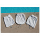 Pré-filtres jetables Net’Skim MAREVA pour piscine - 12 sacs pour skimmer - 672000