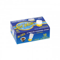Pré-filtres jetables Net’Skim MAREVA pour piscine - 12 sacs pour skimmer - 672000