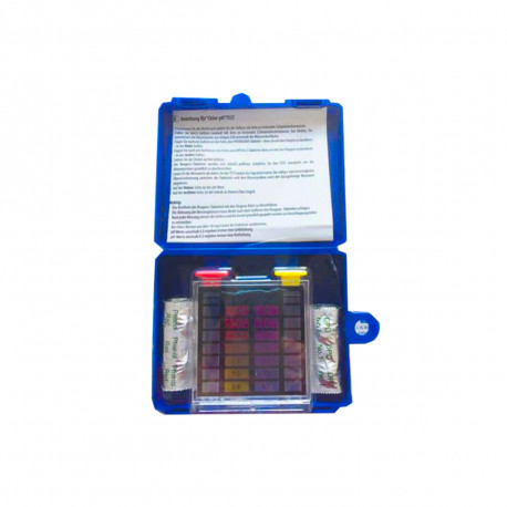 Trousse d'analyse MAREVA pastilles DPD pH et Chlore pour piscine - 204091