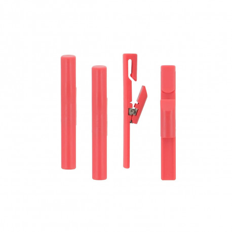 Lot de 4 pinces MOBOIS pour Ensemble Boreal - rouge chili - 1025374