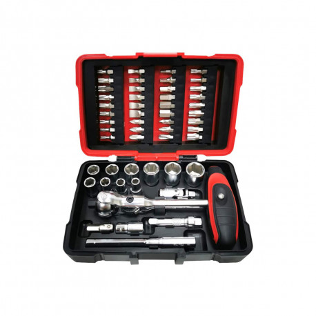 Coffret de douilles et embouts KS TOOLS Ultimate - 1/4" - 52 pcs - 922.0651