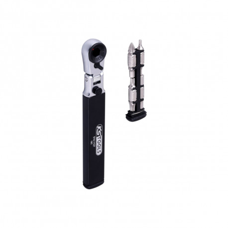 Clé à cliquet porte-embouts KS TOOLS - Titanium - 88Nm - 314 mm - 514.1127