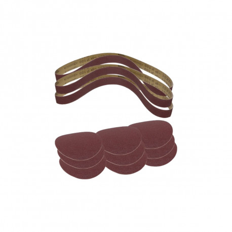 Lot de 12 bandes et disques adhésifs SCHEPPACH - 3903301707