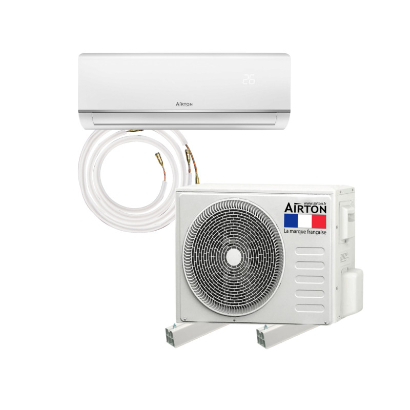 Raccord Frigorifique Préchargé R32 - Longueur 4 M - 1/4"-3/8" - Pour Climatiseurs Réversibles Et Pompes à Chaleur Airton - 5