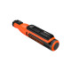 Multi-outil rotatif sur batterie BCRT8IK-XJ 7,2 V BLACK et DECKER - 53 accessoires - 84410